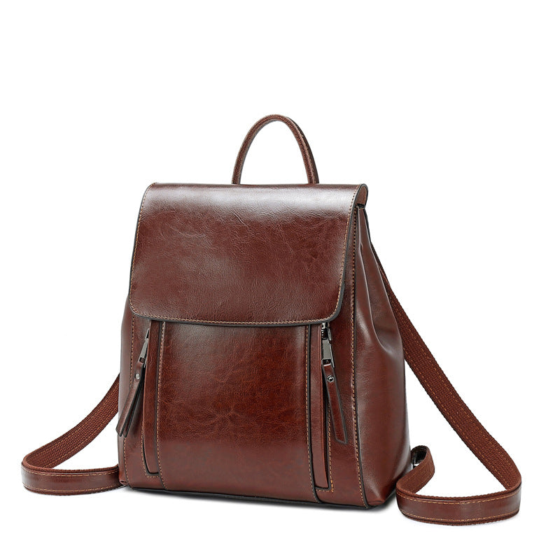 Wholesale Cowhide Genuine Leather Backpack